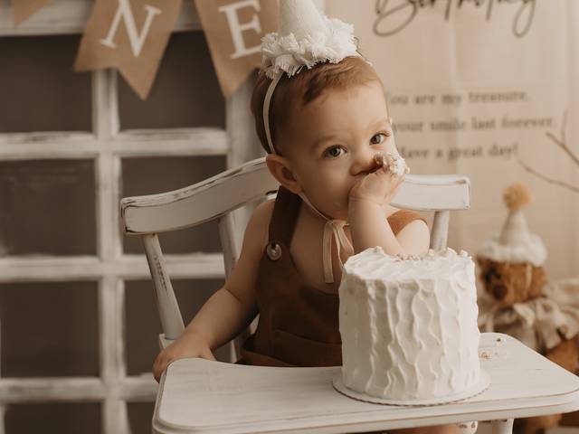 Cake Smash de Cake Smash do Léo