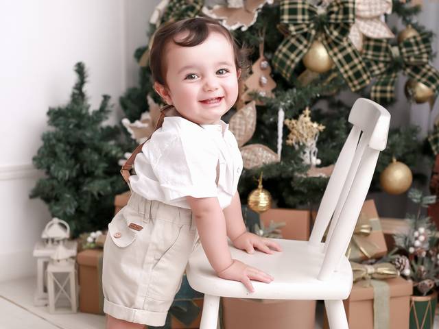 Mini sessão de Especial de Natal do Noah