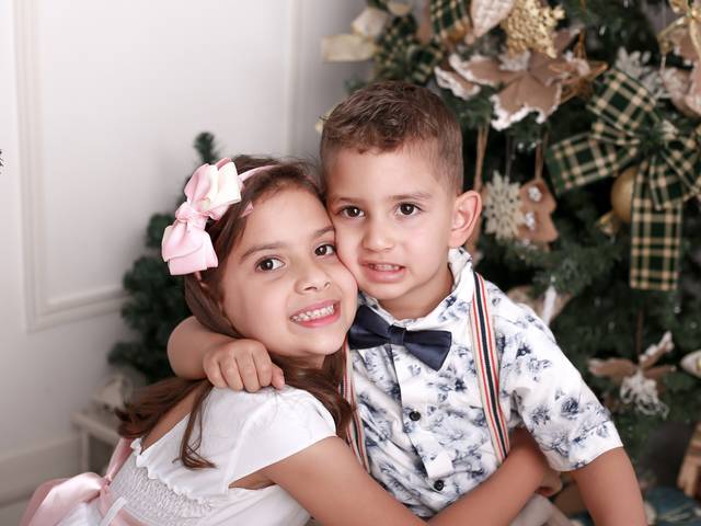 Mini sessão de Especial de Natal da Duda e João