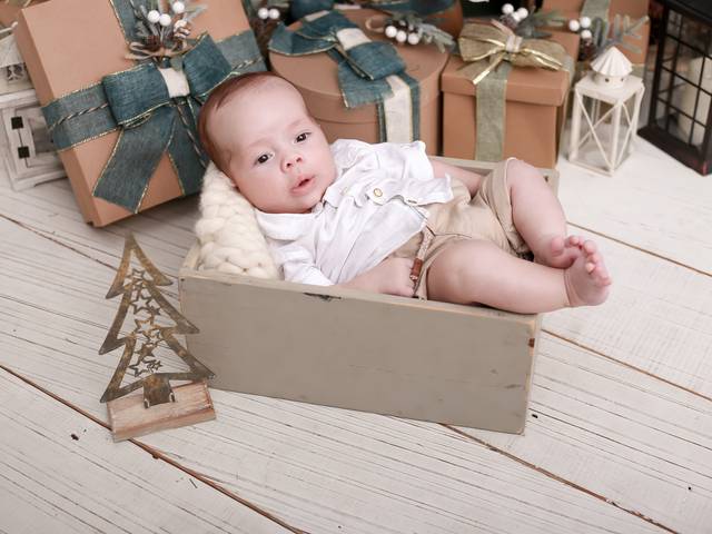 Mini sessão de Especial de Natal do Luca