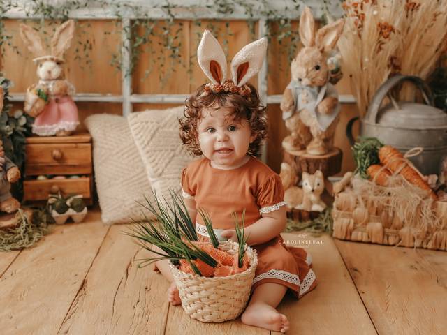 Mini sessão de Jardim de Páscoa da Liz