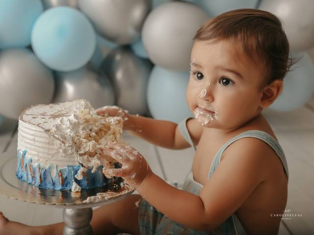 Cake Smash de Cake Smash do Marco