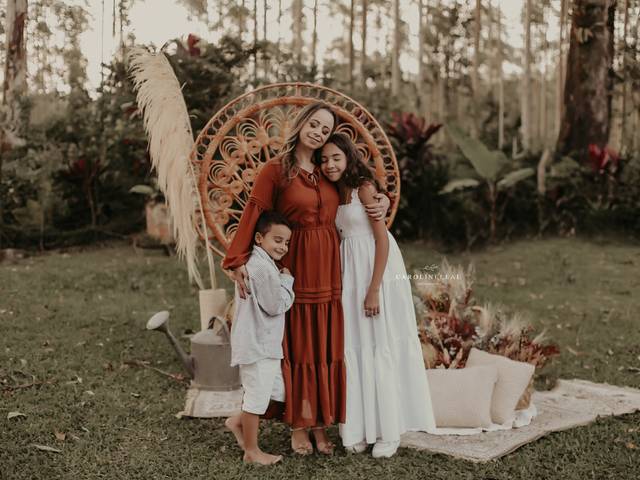 Mini sessão de Especial de dia das mães Gisele, Isabella e Fabiano