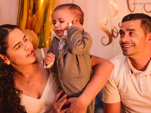 Aniversários de Ensaio de Aniversário de Layon 1 Aninho