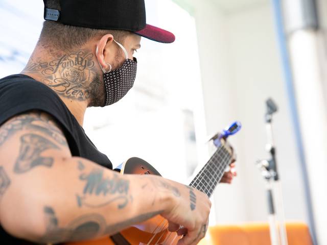 Evento de Música na Varanda