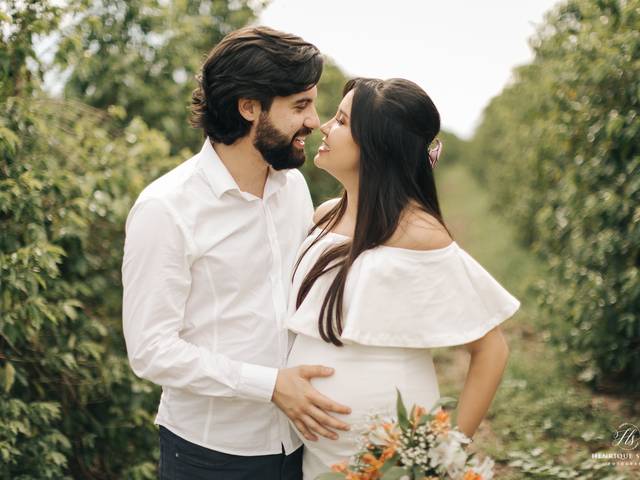 Gestante  de Flávia + Rafael = Cecília 