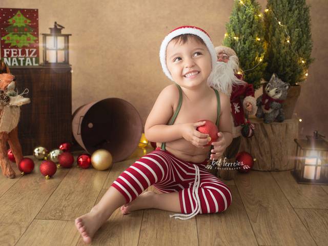 KIDS de Mini sessão de Natal  Pietro