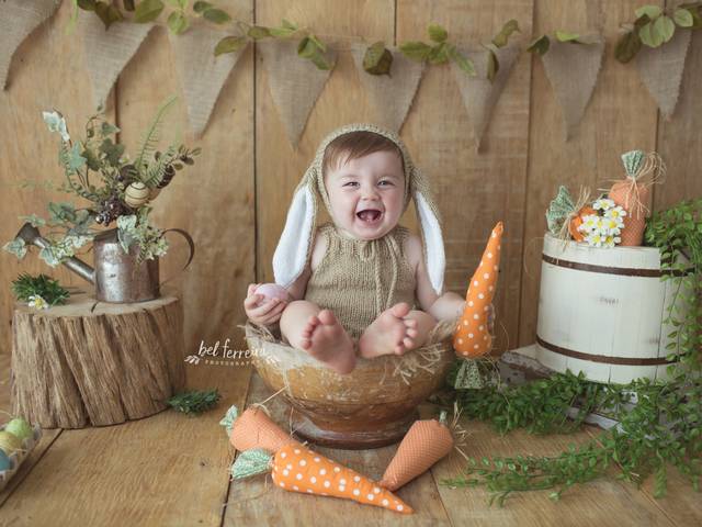 KIDS de Mini Sessão de Páscoa do João