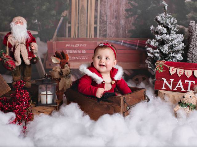 KIDS de Sessão de Natal da Mel