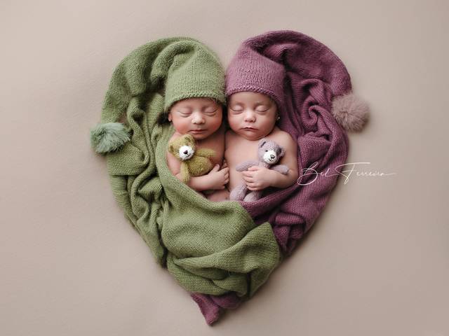 NEWBORN de Newborn gêmeos Marina e João Guilherme