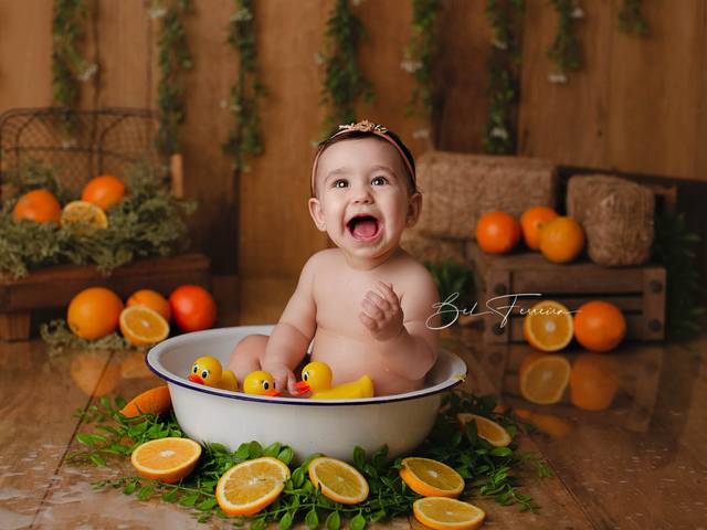 KIDS de Sessão de fotos - Aurora 9 meses