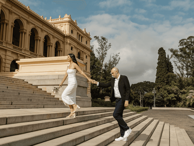 Casamento de THAÍS & GUSTAVO - Casamento Civil | Museu do Ipiranga - SP