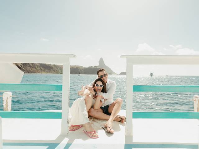 ENSAIO DE CASAL de Festa no Barco - Fernando de Noronha