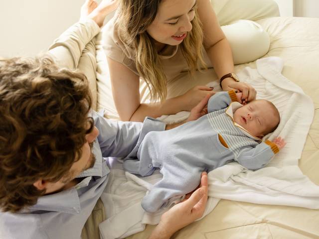 Família de Ensaio família em casa