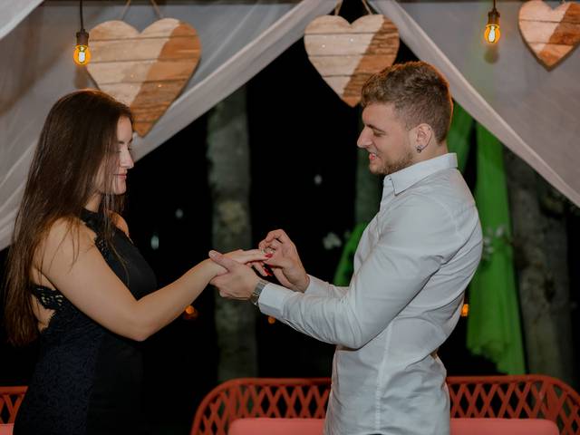 noivado de Andressa e Nando- Pedido de casamento