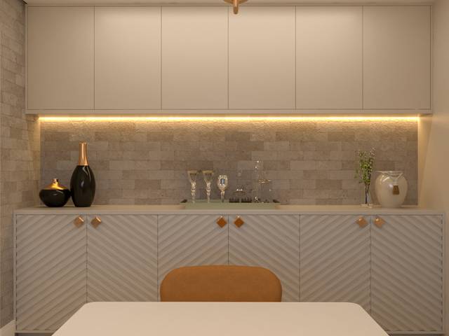 Projeto de Sala de Jantar Elegante