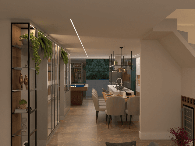 Projeto de Living e Gourmet em BC