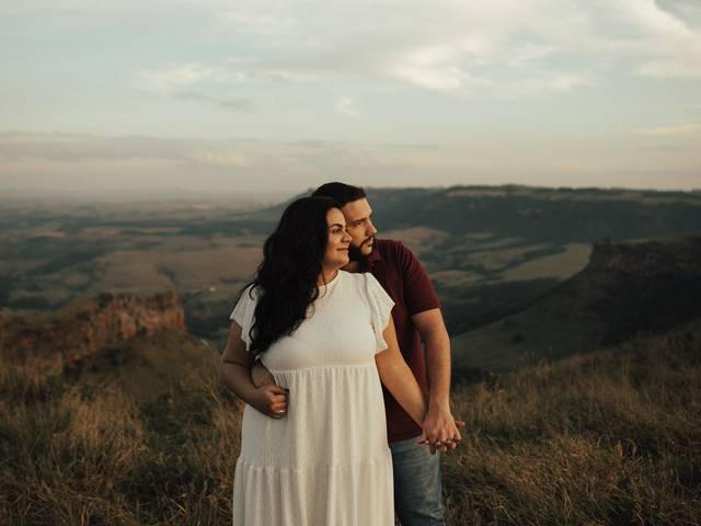 Ensaio casal de Pré Wedding Taís e Doeg - [Ensaio casal Morro do Fogão - Itirapina/SP]