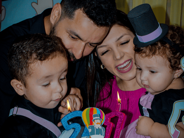 Aniversário de Aniversário Lara e Davi