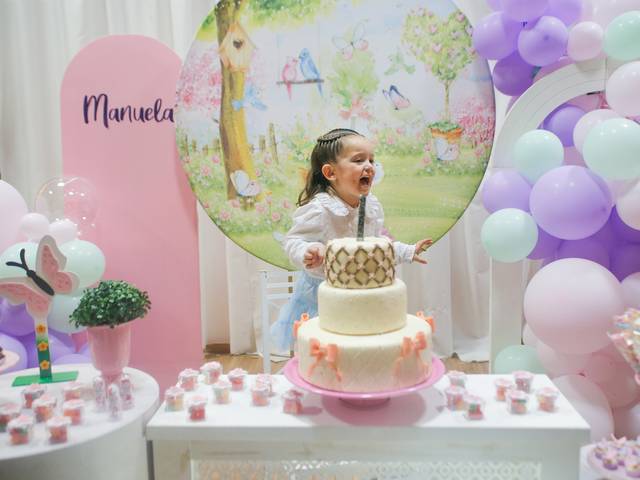 Aniversários Infantis de Manu Jardim Encantado 3 anos