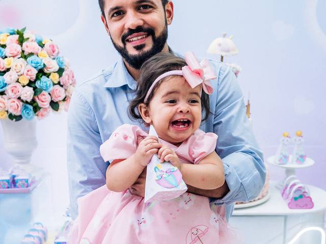 Aniversário Infantil de Aniversário Elisa - 1 Ano