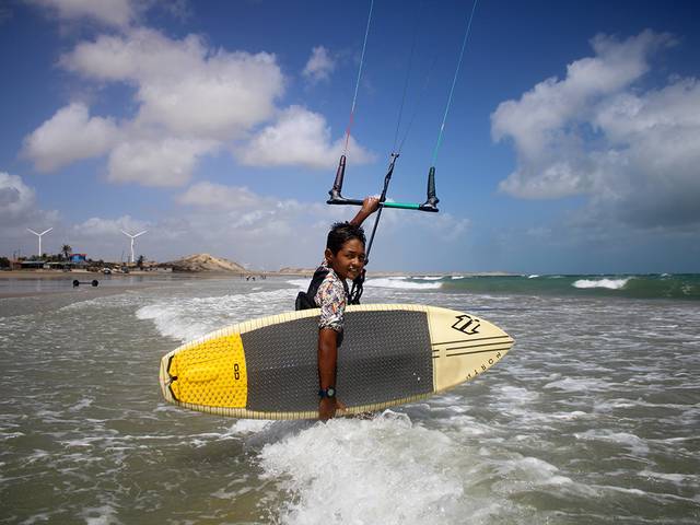 Ensaio fotográfico. de Kite Surf, Emboaca, Ceará.