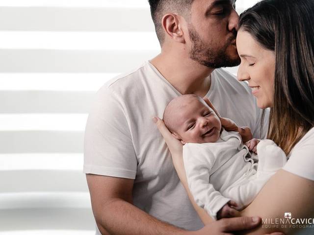 Família de Newborn Lifestyle Matheus 