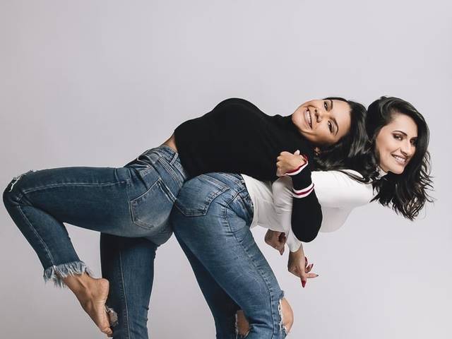 Ensaios Estúdio de Camila e Pri Cavichi