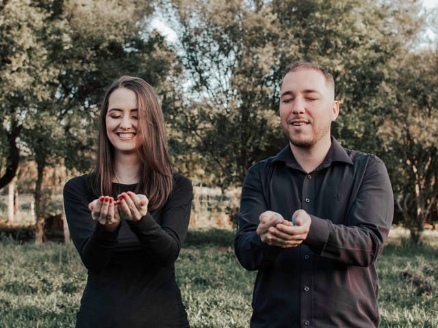 gestante de Ensaio Revelação Julia e Gui