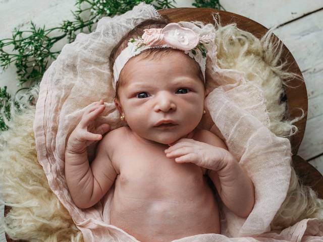 Recém-nascido de Sali 12 dias