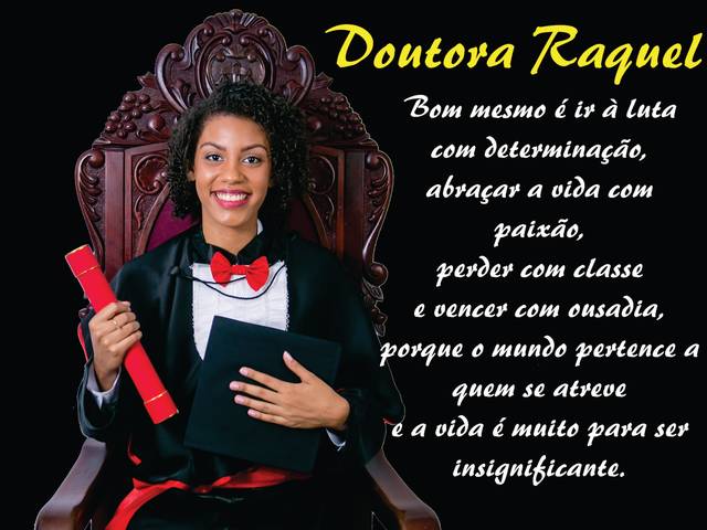 Formatura de Estúdio - Formanda Raquel Direito