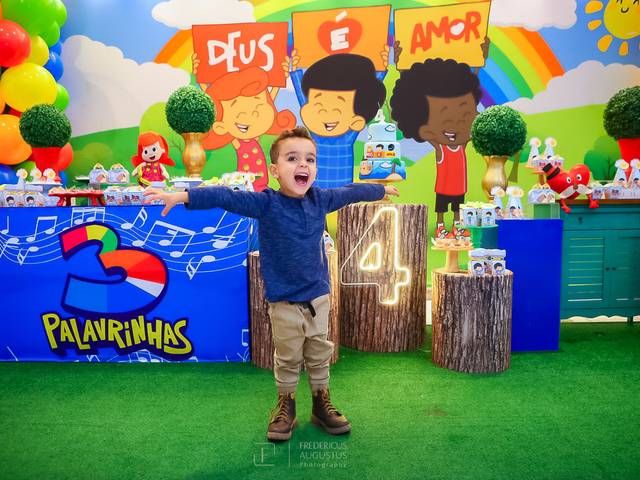 Festa Infantil de Festa 3 Palavrinhas dos 4 anos do João Lucas