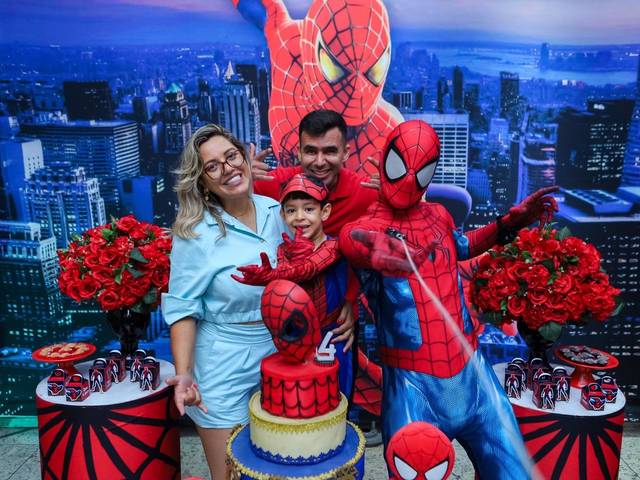 Festa Infantil de ANIVERSÁRIO DE 4 ANOS DO ARTHUR COM TEMA HOMEM-ARANHA
