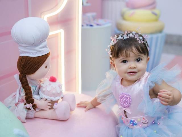 Festa Infantil de ANIVERSÁRIO DE 1 ANO DA MELISSA COM TEMA PÂTISSERIE