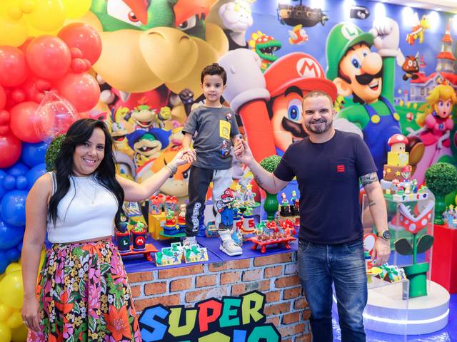 Festa Infantil de ANIVERSÁRIO DE 5 ANOS DO THEO COM TEMA SUPER MÁRIO