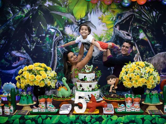 Festa Infantil de ANIVERSÁRIO DE 5 ANOS DO FELIPE COM TEMA DINOSSAUROS