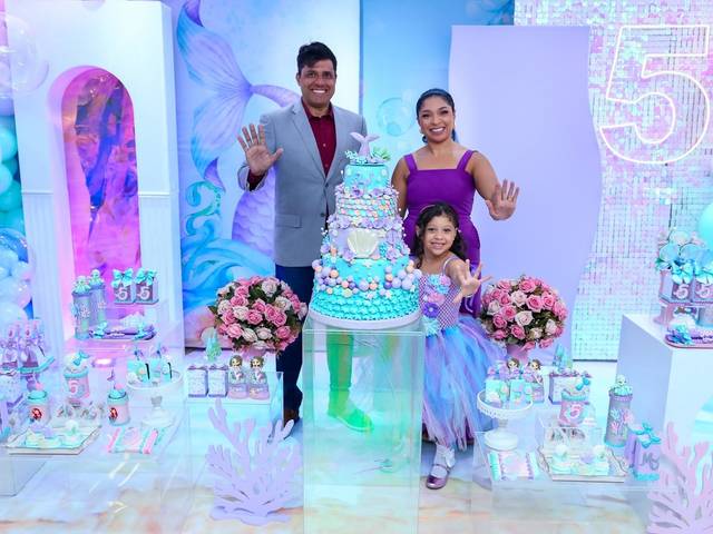 Festa Infantil de ANIVERSÁRIO DA MAISA DE 5 ANOS COM TEMA SEREIA