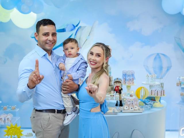 Festa Infantil de ANIVERSÁRIO DE 1 ANO DO MATHIAS COM TEMA AVIADOR