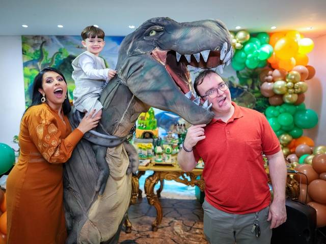 Festa Infantil de ANIVERSÁRIO DE 3 ANOS DO ANTHONY COM TEMA JURASSIC PARK