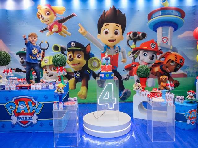 Festa Infantil de ANIVERSÁRIO DE 4 ANOS DO PEDRO COM TEMA PAW PATROL