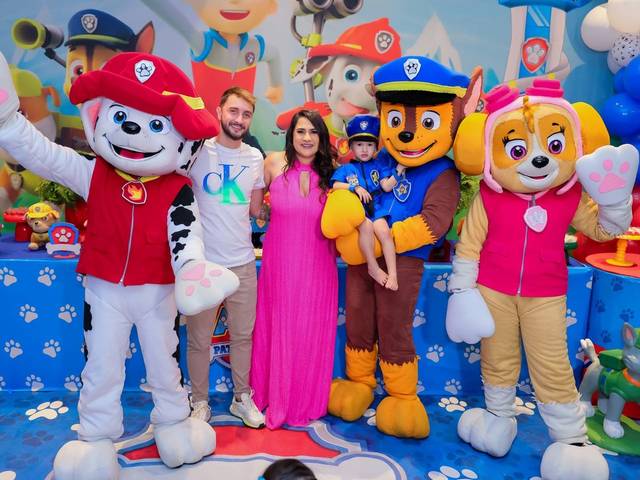 Festa Infantil de ANIVERSÁRIO DE 3 ANOS DO LUCCA COM TEMA PATRULHA CANINA