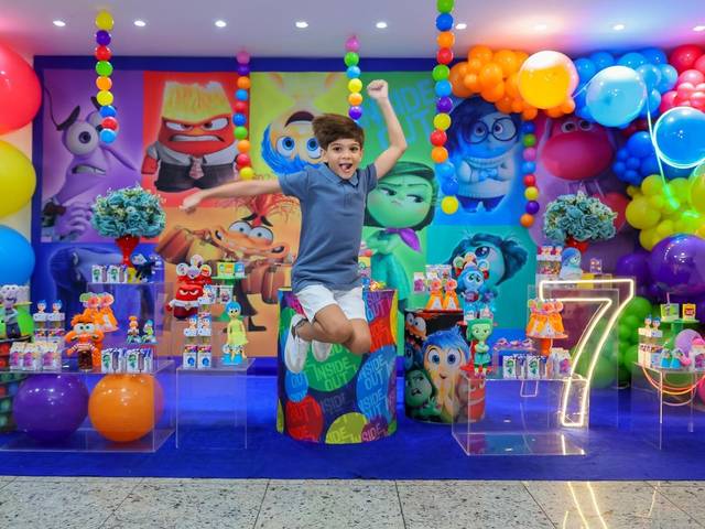Festa Infantil de ANIVERSÁRIO DE 7 ANOS DO GUSTAVO COM TEMA DIVERTIDAMENTE