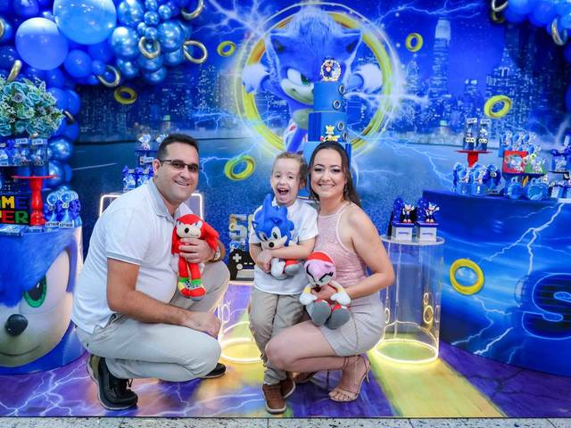 Festa Infantil de ANIVERSÁRIO DOS 5 ANOS DO ARTHUR COM O TEMA SONIC