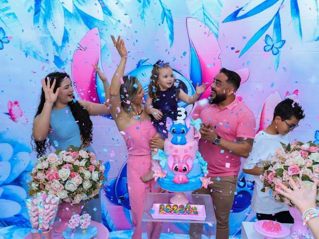 Festa Infantil de ANIVERSÁRIO DOS 3 ANOS DA CATARINA COM O TEMA STITCH