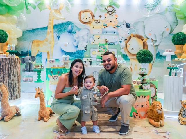 Festa Infantil de Festa Safari Baby do primeiro aninho do Lucca
