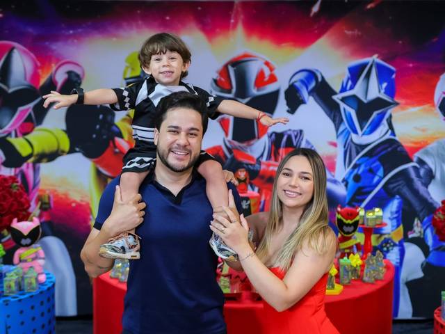 Festa Infantil de ANIVERSÁRIO DE 3 ANOs DO FILIPPO COM O POWER RANGER