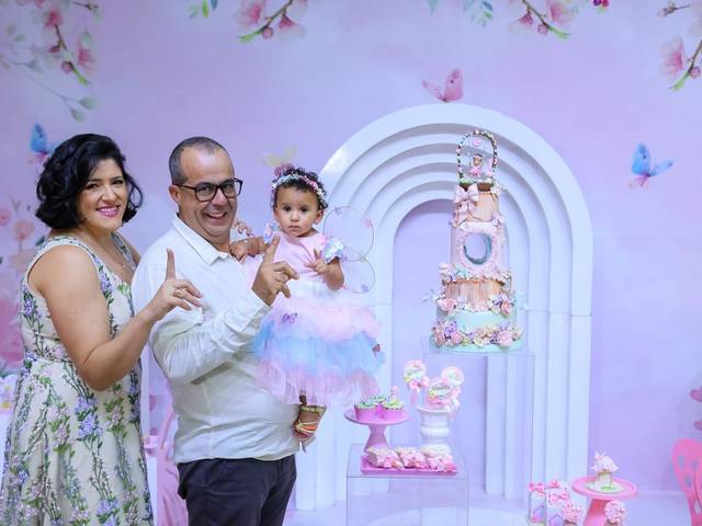 Festa Infantil de Festa do Laura de 4 anos com o tema Jardim das Borboletas