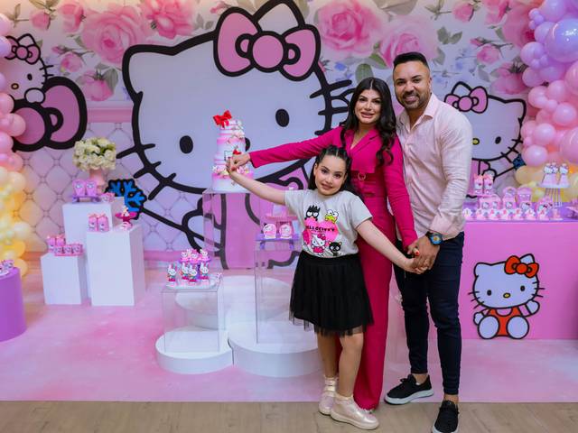 Festa Infantil de FESTA HELLO KITTY DOS 7 ANOS DA ISABELA