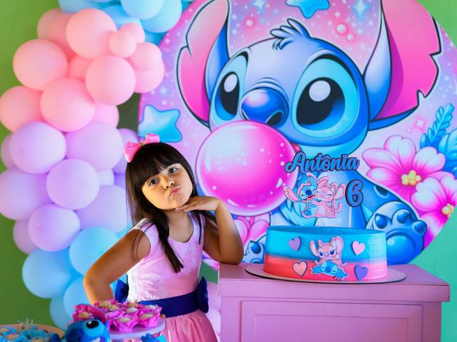 Festa Infantil de FESTA STITCH DOS 6 ANOS DA ANTÔNIA