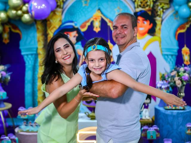 Festa Infantil de Festa Princesa Jasmine dos 7 anos da Esther no Ioiô Festas